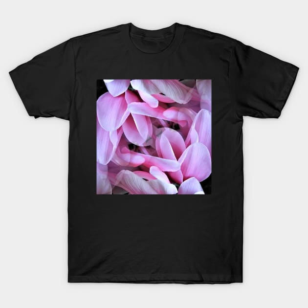 Cyclamen Petals T-Shirt by Minxylynx4